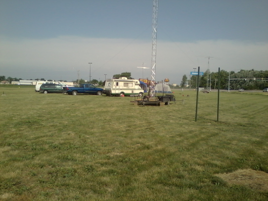 Overview of WAARC's Field Day site, 2013
