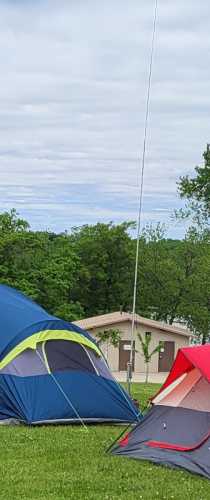 North Vertical, looking past tent camps