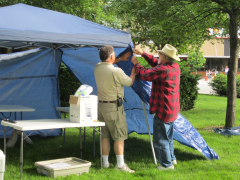 Side walls go on next