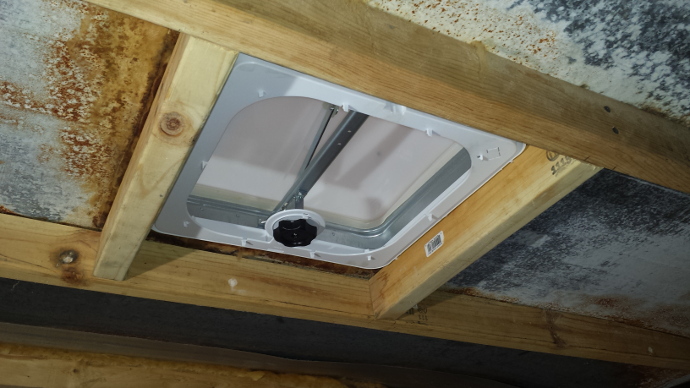 new fore vent and frame