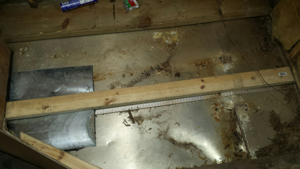 Replacing the bathroom floor