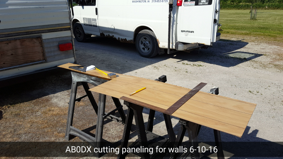 Cutting a wall panel