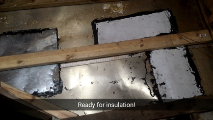 Ready for floor insulation