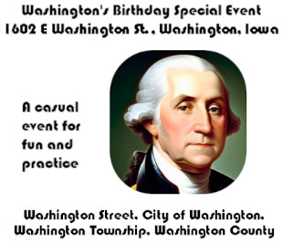 Washington's Birthday Special Event